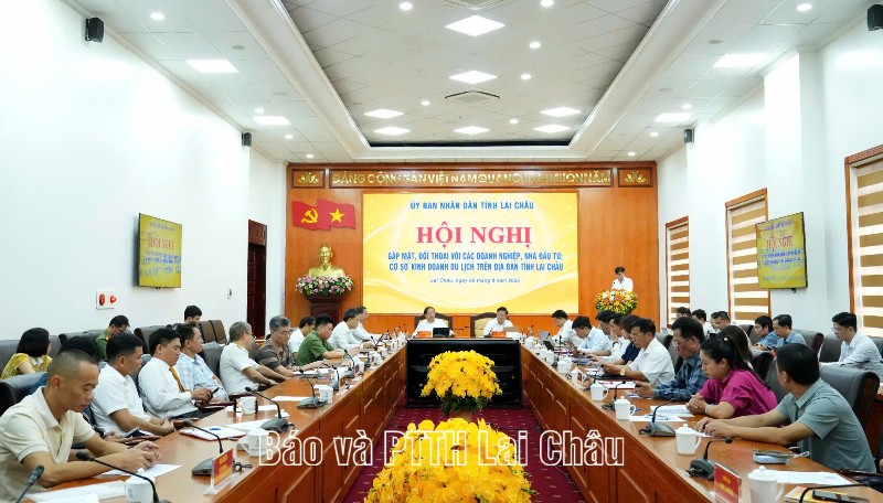 Hội nghị gặp mặt, đối thoại với các doanh nghiệp, nhà đầu tư, cơ sở kinh doanh du lịch