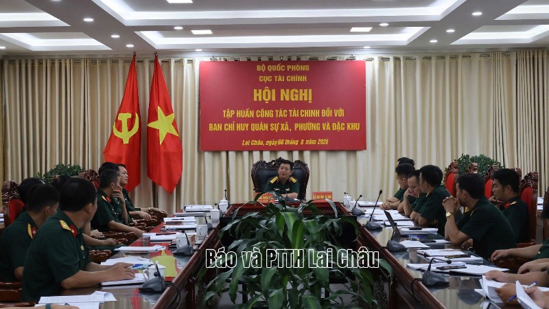 Tập huấn công tác tài chính đối với ban chỉ huy quân sự cấp xã