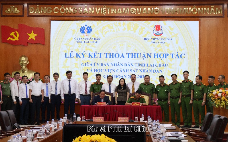 Ký kết thỏa thuận hợp tác giữa UBND tỉnh và Học viện Cảnh sát nhân dân giai đoạn 2026 – 2030