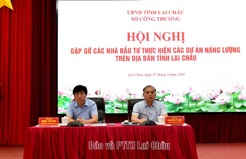 Sở Công thương gặp gỡ các nhà đầu tư thực hiện các dự án năng lượng trên địa bàn tỉnh