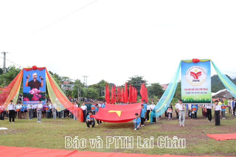 Khai mạc Đại hội Thể dục Thể thao xã Nậm Tăm lần thứ I năm 2026