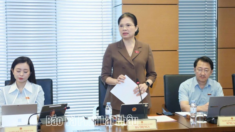 Đoàn ĐBQH tỉnh Lai Châu đề nghị bảo đảm chính sách đặc thù cho vùng đồng bào dân tộc thiểu số, miền núi