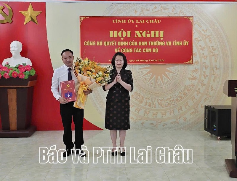 Đồng chí Trịnh Quang Anh được điều động, chỉ định giữ chức Phó Bí thư Đảng ủy xã Mường Khoa