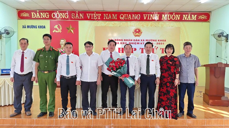 Kỳ họp thứ tư HĐND xã Mường Khoa bầu chức danh Chủ tịch UBND xã nhiệm kỳ 2026-2031