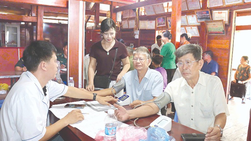 Chăm sóc sức khỏe nhân dân vùng biên giới 