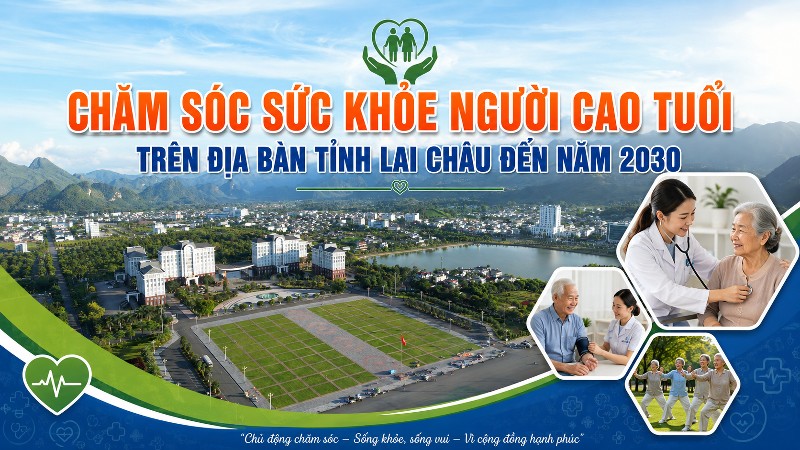 Chăm sóc sức khỏe người cao tuổi trên địa bàn tỉnh Lai Châu đến năm 2030