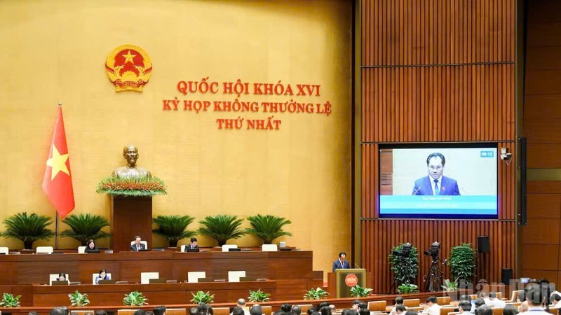 Thông cáo báo chí số 10, Kỳ họp không thường lệ thứ nhất, Quốc hội khóa XVI