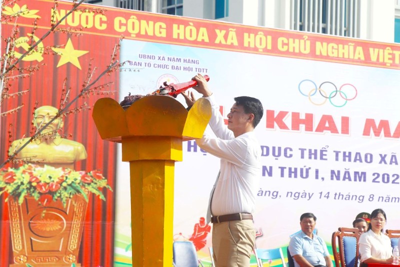 Khai mạc Đại hội Thể dục thể thao xã Nậm Hàng lần thứ 1