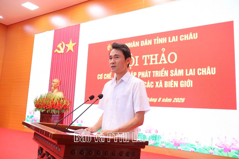 Hội thảo “Cơ chế, giải pháp phát triển sâm Lai Châu trên địa bàn các xã biên giới”