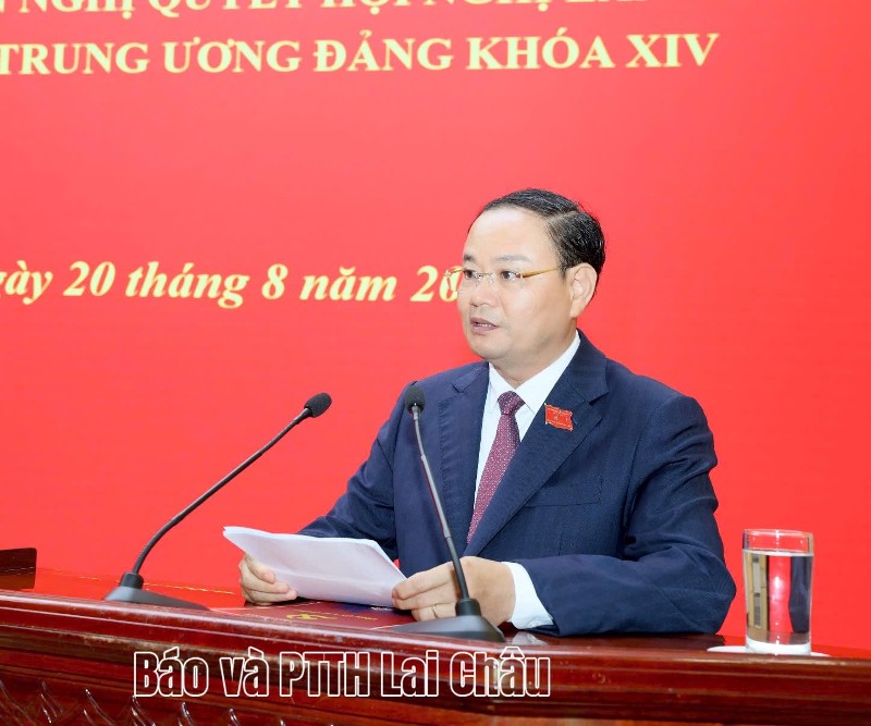 Lai Châu quán triệt, triển khai thực hiện Nghị quyết Hội nghị Trung ương ba khóa XIV