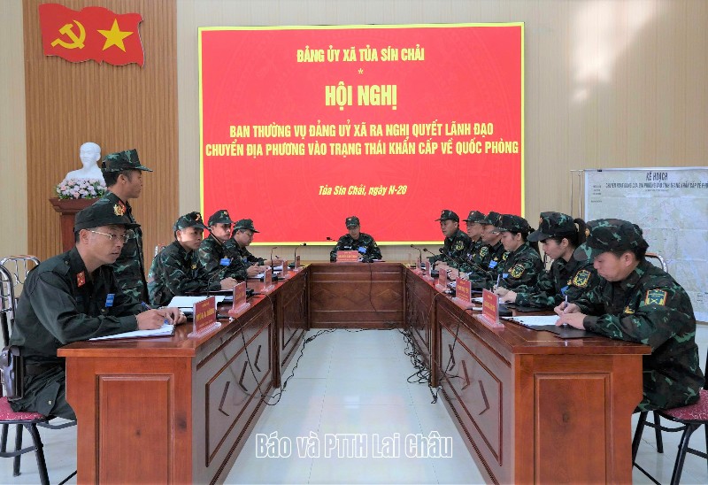Tủa Sín Chải diễn tập tác chiến trong khu vực phòng thủ năm 2026