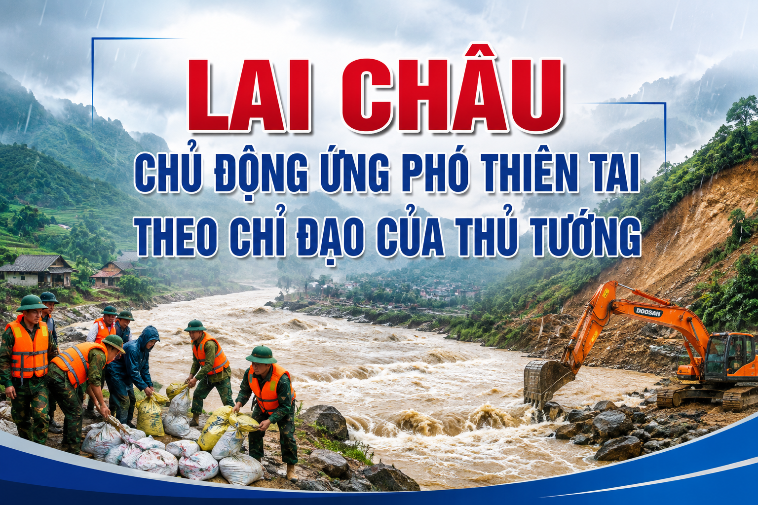 Lai Châu chủ động ứng phó thiên tai theo chỉ đạo của Thủ tướng