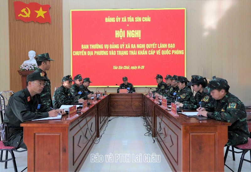 Tủa Sín Chải diễn tập tác chiến trong khu vực phòng thủ năm 2026