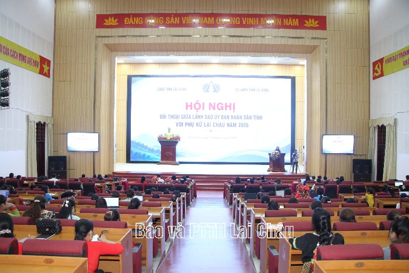Đối thoại giữa lãnh đạo UBND tỉnh với phụ nữ Lai Châu năm 2026