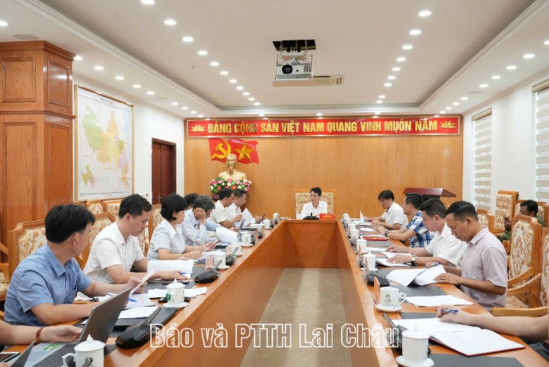 Khẩn trương hoàn tất công tác chuẩn bị Hội thảo khoa học “Sâm Lai Châu - Tinh hoa đại ngàn Tây Bắc”