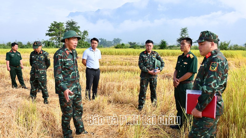Giao nhiệm vụ diễn tập phòng thủ dân sự phương án ứng phó cháy rừng và tìm kiếm cứu nạn xã Bình Lư