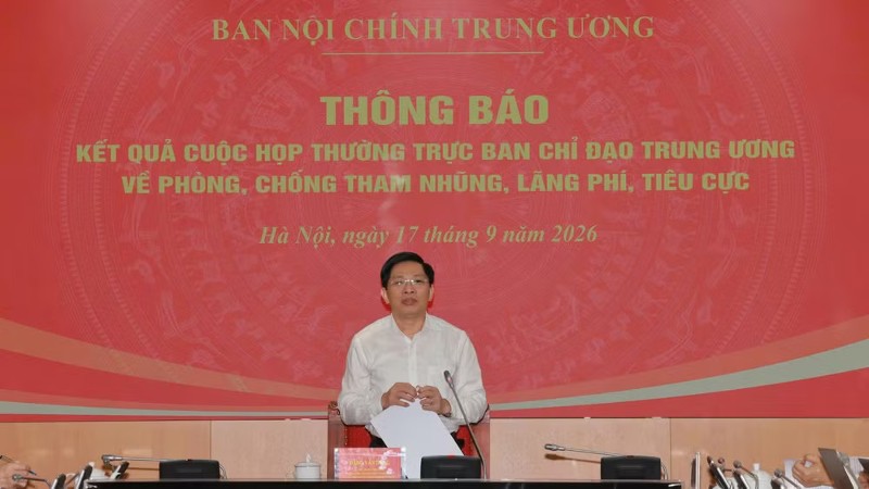 Thông báo kết quả cuộc họp Thường trực Ban Chỉ đạo Trung ương về phòng, chống tham nhũng, lãng phí, tiêu cực