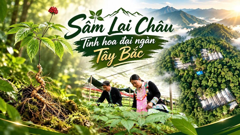Sâm Lai Châu – Tinh hoa đại ngàn Tây Bắc