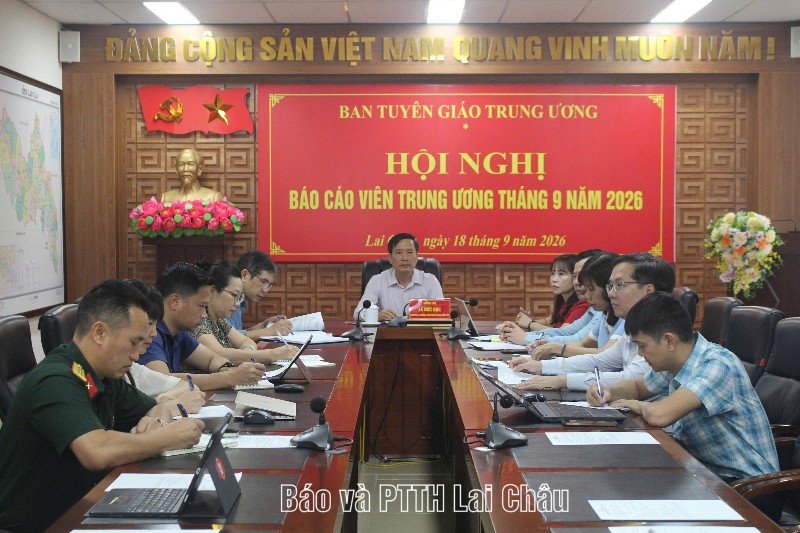 Hội nghị báo cáo viên Trung ương tháng 9/2026