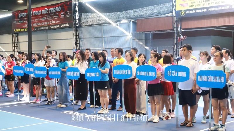 Giải Pickleball công nhân, viên chức, lao động tỉnh Lai Châu lần thứ II