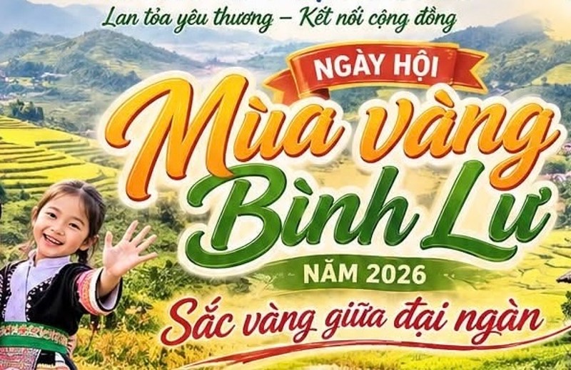Từ ngày 25 đến 27/9 sẽ diễn ra “Ngày hội Mùa vàng Bình Lư” năm 2026