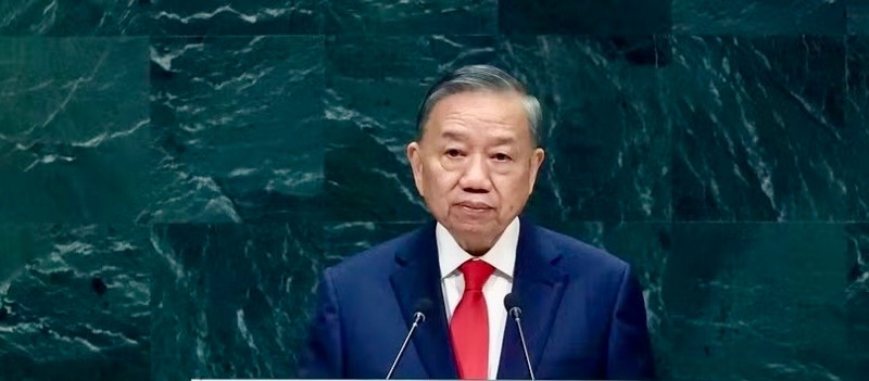 Tổng Bí thư, Chủ tịch nước Tô Lâm phát biểu tại Phiên thảo luận cấp cao Đại hội đồng Liên Hợp Quốc Khóa 81