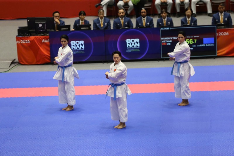 ASIAD 20: Karate mang huy chương vàng đầu tiên về cho Thể thao Việt Nam