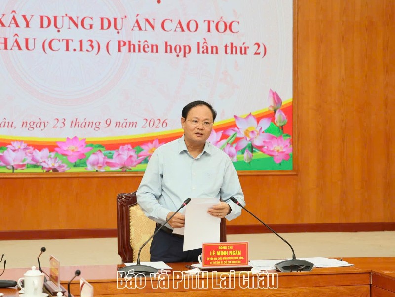 Bí thư Tỉnh ủy Lê Minh Ngân: Chủ động gỡ khó, tăng tốc triển khai cao tốc Bảo Hà - Lai Châu