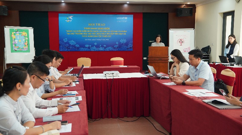 Khởi động sáng kiến nâng cao nước sạch, vệ sinh trường học vùng dân tộc thiểu số