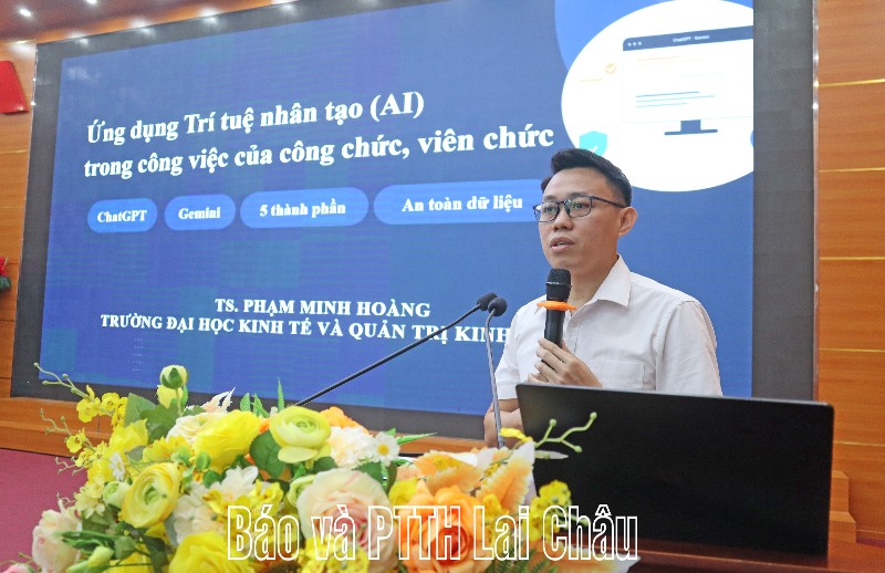 Tập huấn về ứng dụng trí tuệ nhân tạo