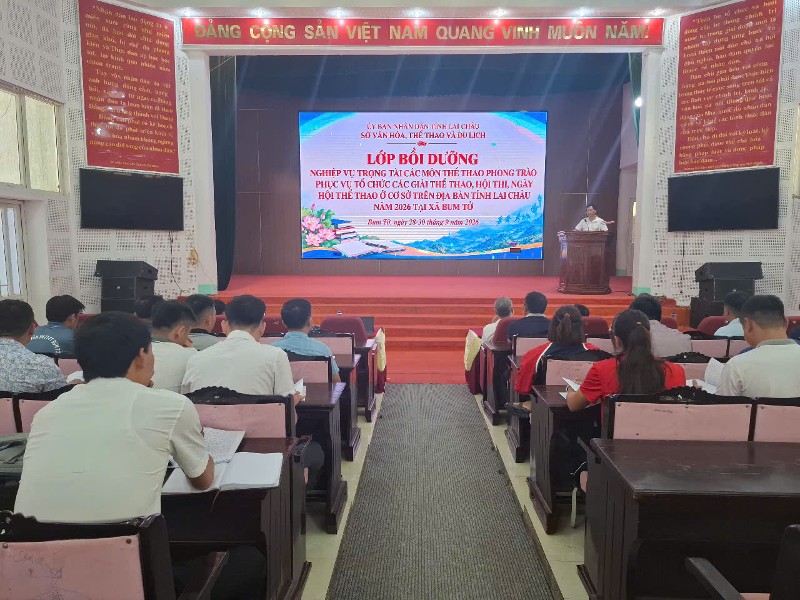 Bồi dưỡng nghiệp vụ trọng tài thể thao phong trào ở cơ sở