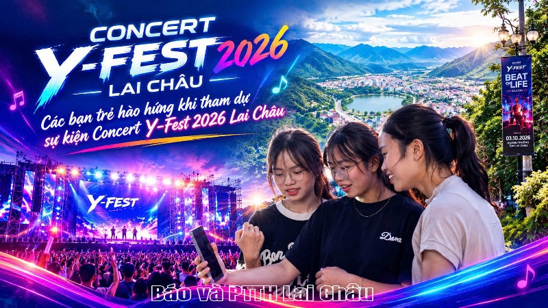 Mở cửa tự do: Đại nhạc hội Viettel Y-Fest 2026 hứa hẹn khuấy động hàng vạn khán giả Lai Châu