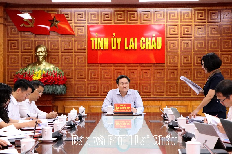 Hội nghị giao ban khối Đảng tỉnh quý III năm 2026