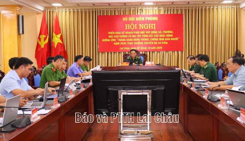 Hội nghị trực tuyến triển khai kế hoạch phối hợp xây dựng xã, phường, đặc khu không có ma tuý