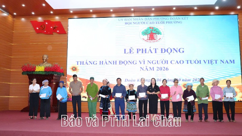 Phường Đoàn Kết phát động “Tháng hành động vì người cao tuổi Việt Nam” năm 2026