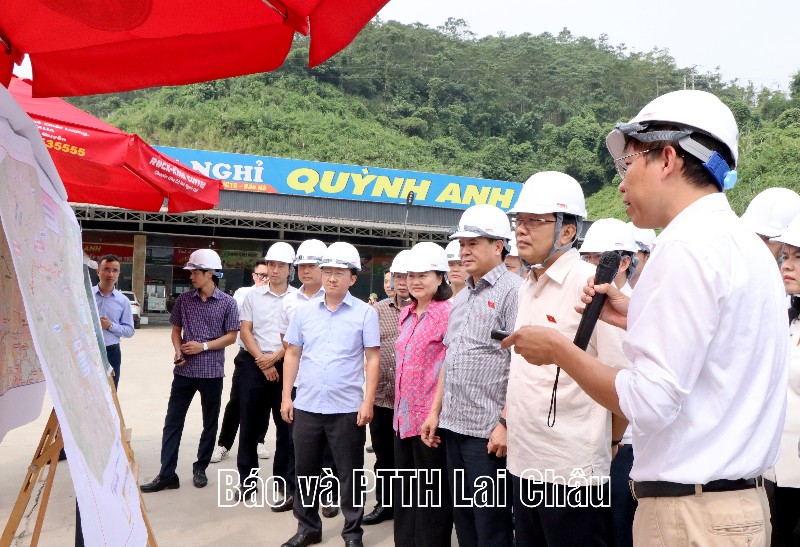 Đoàn công tác của Thường trực Ủy ban Kinh tế và Tài chính của Quốc hội khảo sát dự án cao tốc Bảo Hà – Lai Châu