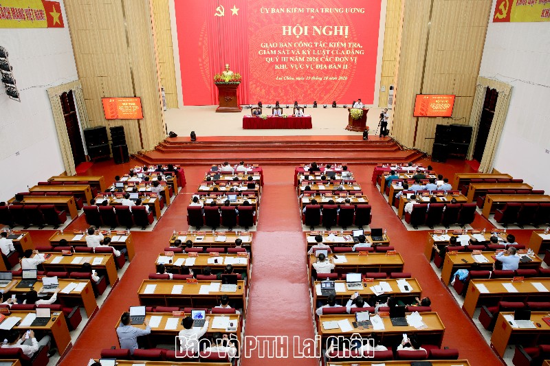 Hội nghị giao ban công tác kiểm tra, giám sát và kỷ luật của Đảng quý III năm 2026 các đơn vị thuộc khu vực Vụ Địa bàn II