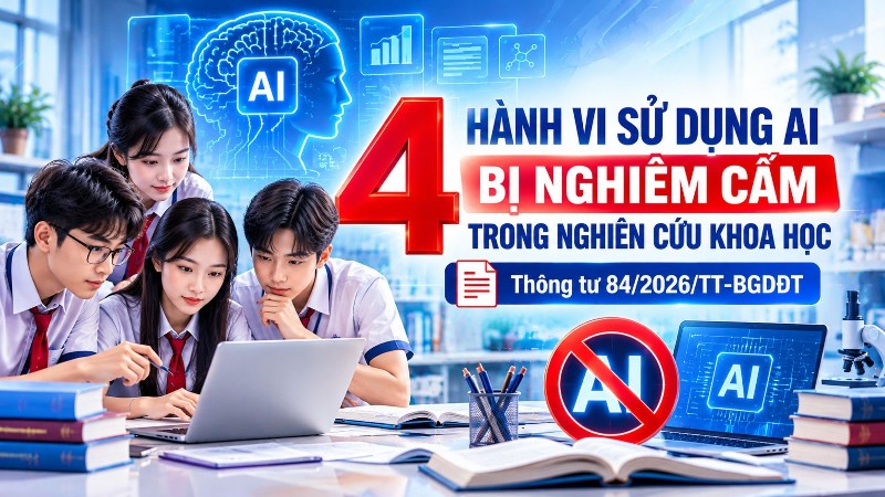 4 hành vi sử dụng AI bị nghiêm cấm trong nghiên cứu khoa học