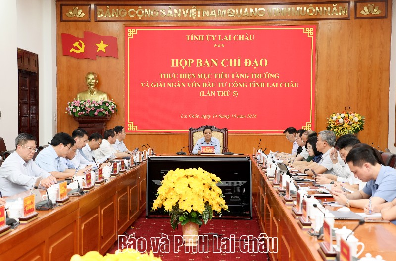 Lai Châu quyết tâm đạt mục tiêu tăng trưởng 10%, phấn đấu giải ngân 100% kế hoạch vốn đầu tư công 