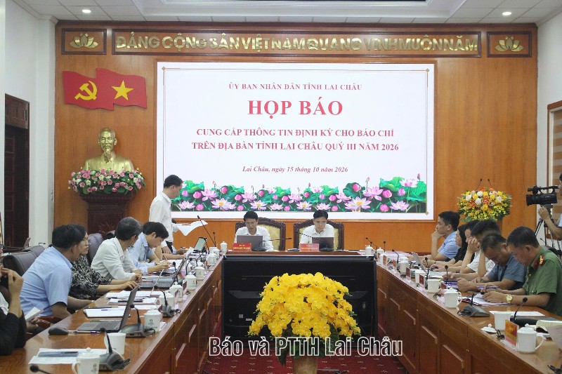 Họp báo cung cấp thông tin định kỳ cho báo chí quý III năm 2026