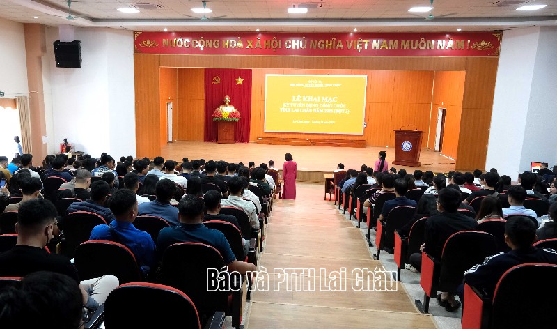 Khai mạc Kỳ tuyển dụng công chức tỉnh Lai Châu năm 2026 (đợt 3)