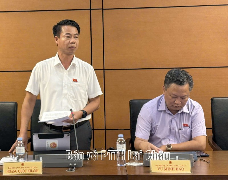 Đại biểu Quốc hội tỉnh Lai Châu góp ý hoàn thiện các dự án luật 