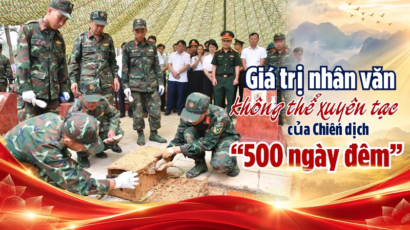 Giá trị nhân văn không thể xuyên tạc của Chiến dịch “500 ngày đêm”