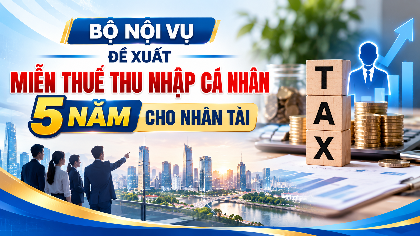 Bộ Nội vụ đề xuất miễn thuế thu nhập cá nhân 5 năm cho nhân tài
