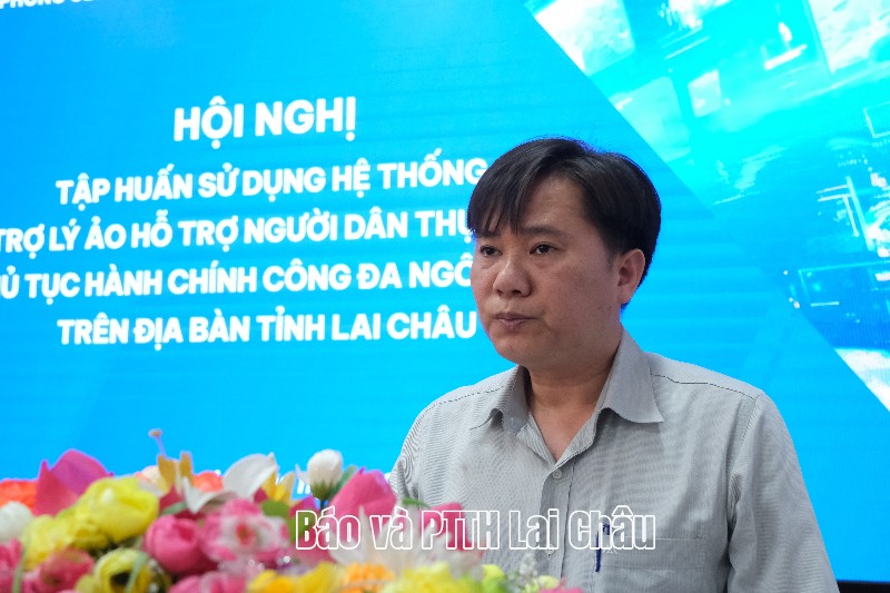 Tập huấn sử dụng hệ thống trợ lý ảo AI hỗ trợ giải quyết thủ tục hành chính