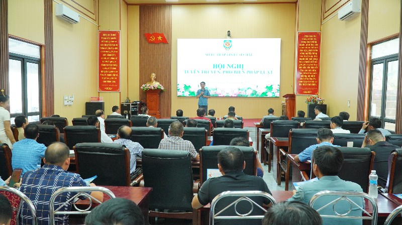 Pu Sam Cáp tuyên truyền phổ biến pháp luật cho 150 người dân