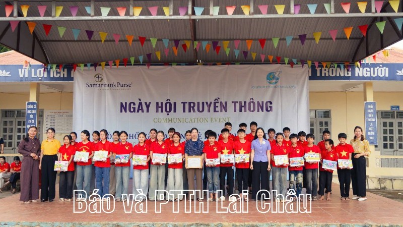 Ngày hội truyền thông “Phòng, chống mua bán trẻ em và đi xa an toàn” tại Lai Châu