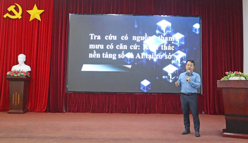 Hội thảo ứng dụng nền tảng số, trí tuệ nhân tạo trong thực thi công vụ