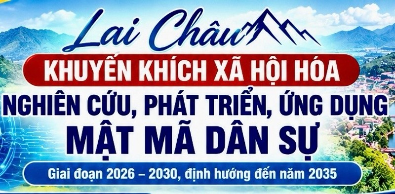 Lai Châu khuyến khích xã hội hóa nghiên cứu, phát triển, ứng dụng mật mã dân sự