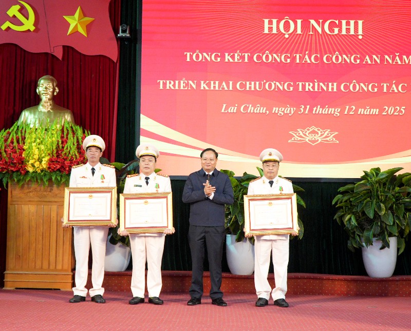 Hội nghị tổng kết công tác công an năm 2025, triển khai chương trình công tác năm 2026